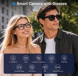 Smart Glasses with 8MP Camera
