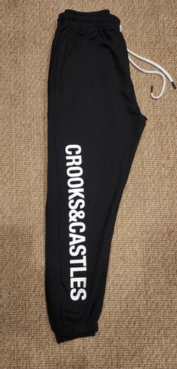 CROOKS & CASTLES SWEAT PANTS WOMAN SMALL