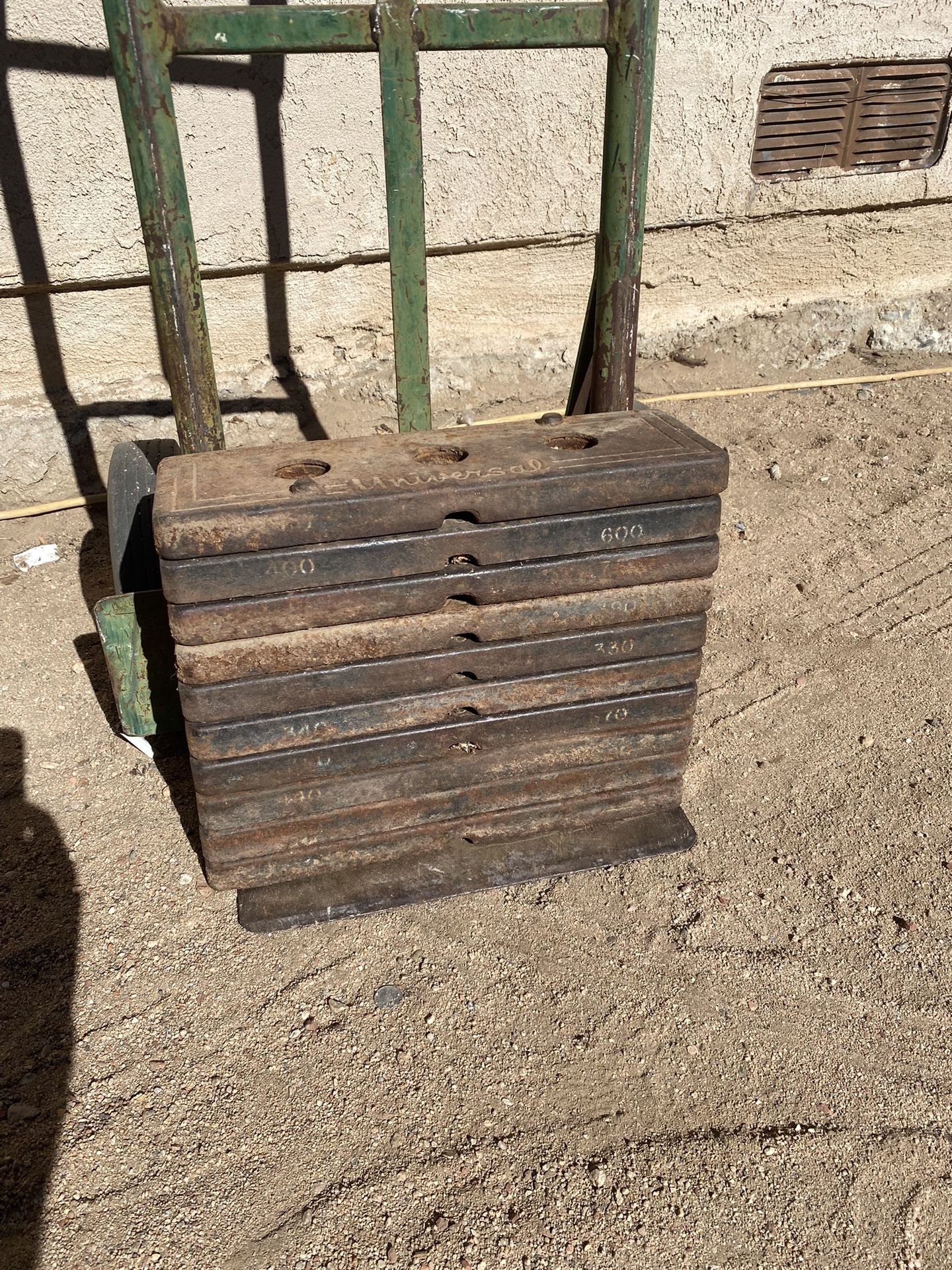 Old Iron Machine Weights