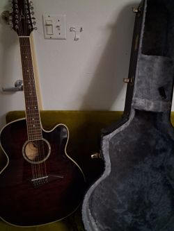 Dean JC-QM-12-TGE Jumbo Cutaway 12-String Acoustic-Electric Guitar - Tiger Eye (w/ HardshellTitle: Dean JC-QM-12-TGE Jumbo Cutaway 12-String Acoustic-
