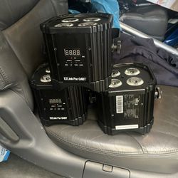 (8) Chauvet DJ EZ Q4 Uplights