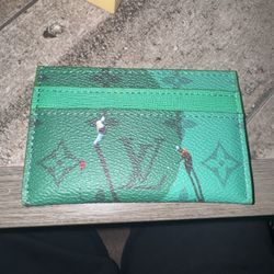 Wallet Cardholder Gold Green