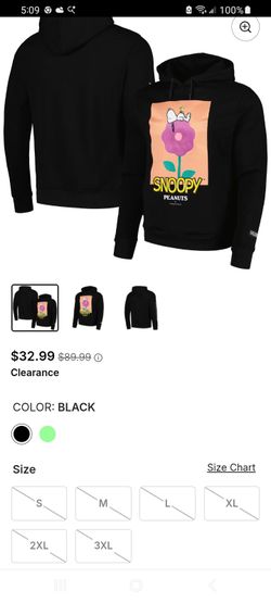 Snoopy Peanuts Black Graphic Hoodie gently used like new conditions heavy-duty perfect for winter.