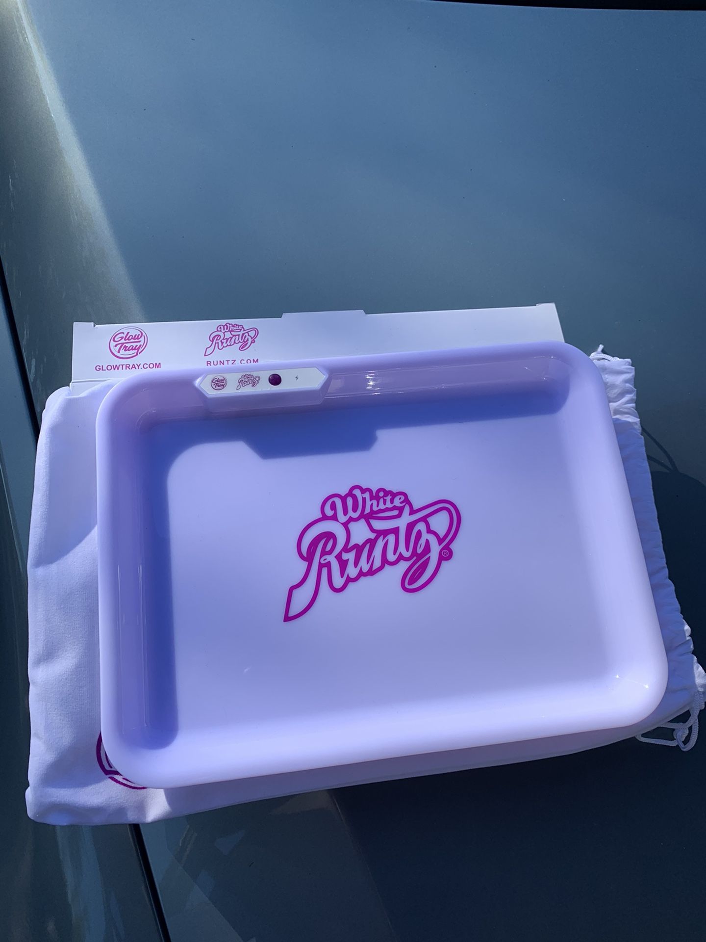 White Runts Glow Tray