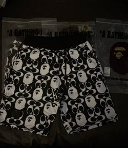 Bape x Coach shorts