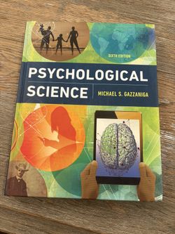 Psychological Science Sixth Edition Hard Cover Book