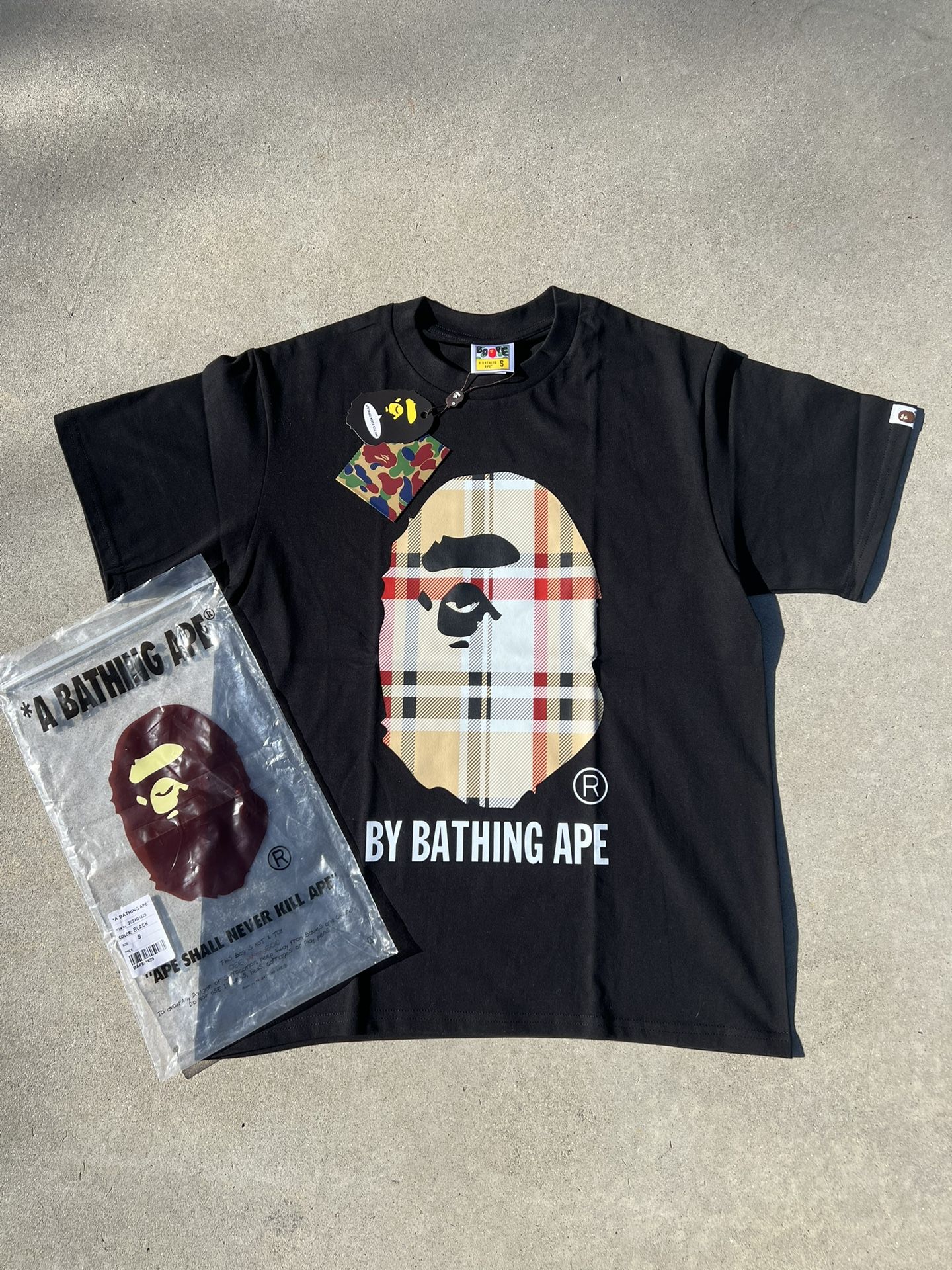 BAPE X BURRBERRY T shirt