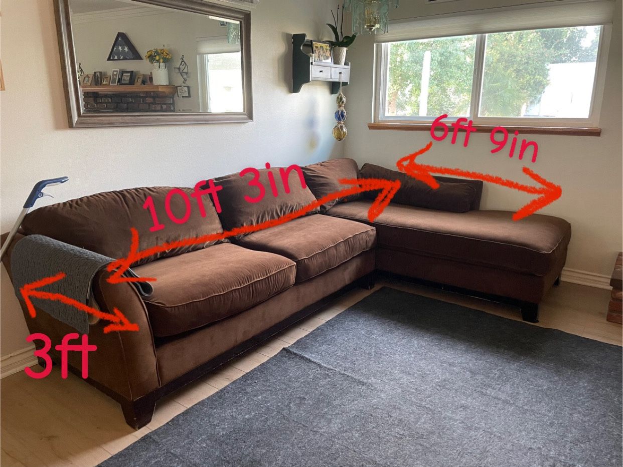 Brown Couch $100 OBO