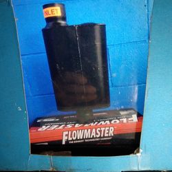 FLOWMASTER PERFORMANCE MUFFLER 40 SERIES INSTALLED INCLUDES ELMOFLES