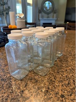 Glass Juice Containers