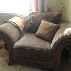 Chair - Oversized Brown