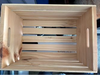 6 wooden crates from Michael’s