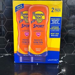 Banana Boat 2 Pack Sport Sunscreen Lotion 