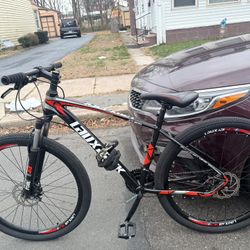 Lauxjack Mountain Bike 26 Inch Speed Disc Brake Gear 