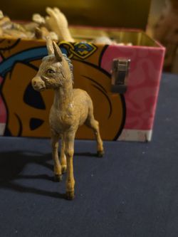 Authentic  standing donkey figurine from  Fontanini