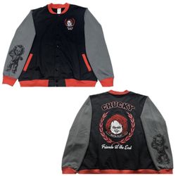 Chucky Child’s Play Jacket Men’s Sizes M,L & XL Halloween Horror Jacket 