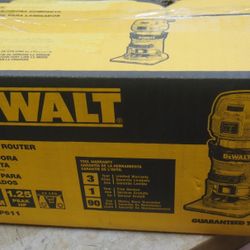DEWALT DWP611 Fixed-Base 1-1/4-HP Max Torque Variable Speed Compact Router NEW.