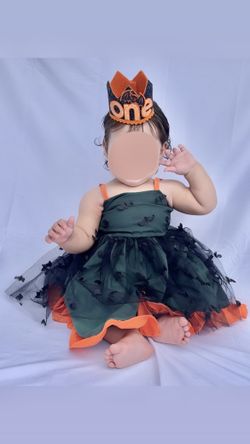 baby girl one year birthday outfit bats theme