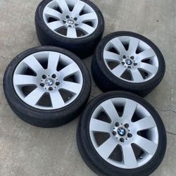4 - 245/40r18 5x120 5x4.72 BMW stock Wheels Rims With Tires!!!!