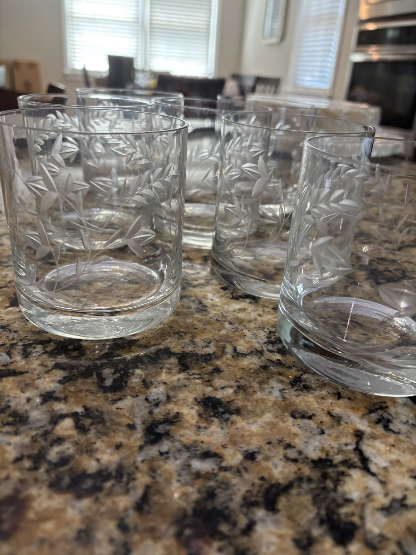 Set Of 8 Crystal Mugs
