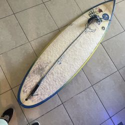 Surfboard 6ft Pintail 