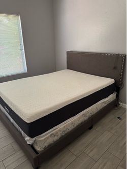 Full Bed - Mattress, Box Springs and Headboard