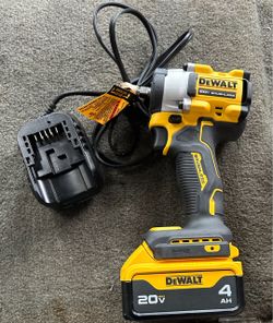 ATOMIC 20V MAX Cordless Brushless 3/8 in. Variable Speed Impact Wrench battery and charger