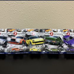 Hotwheels Japan historics 2 full set