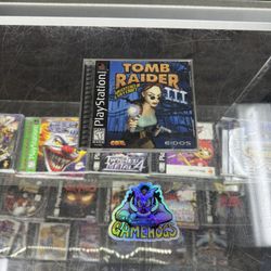 Tomb Raider 3 Ps1 $20 Gamehogs 11am-7pm