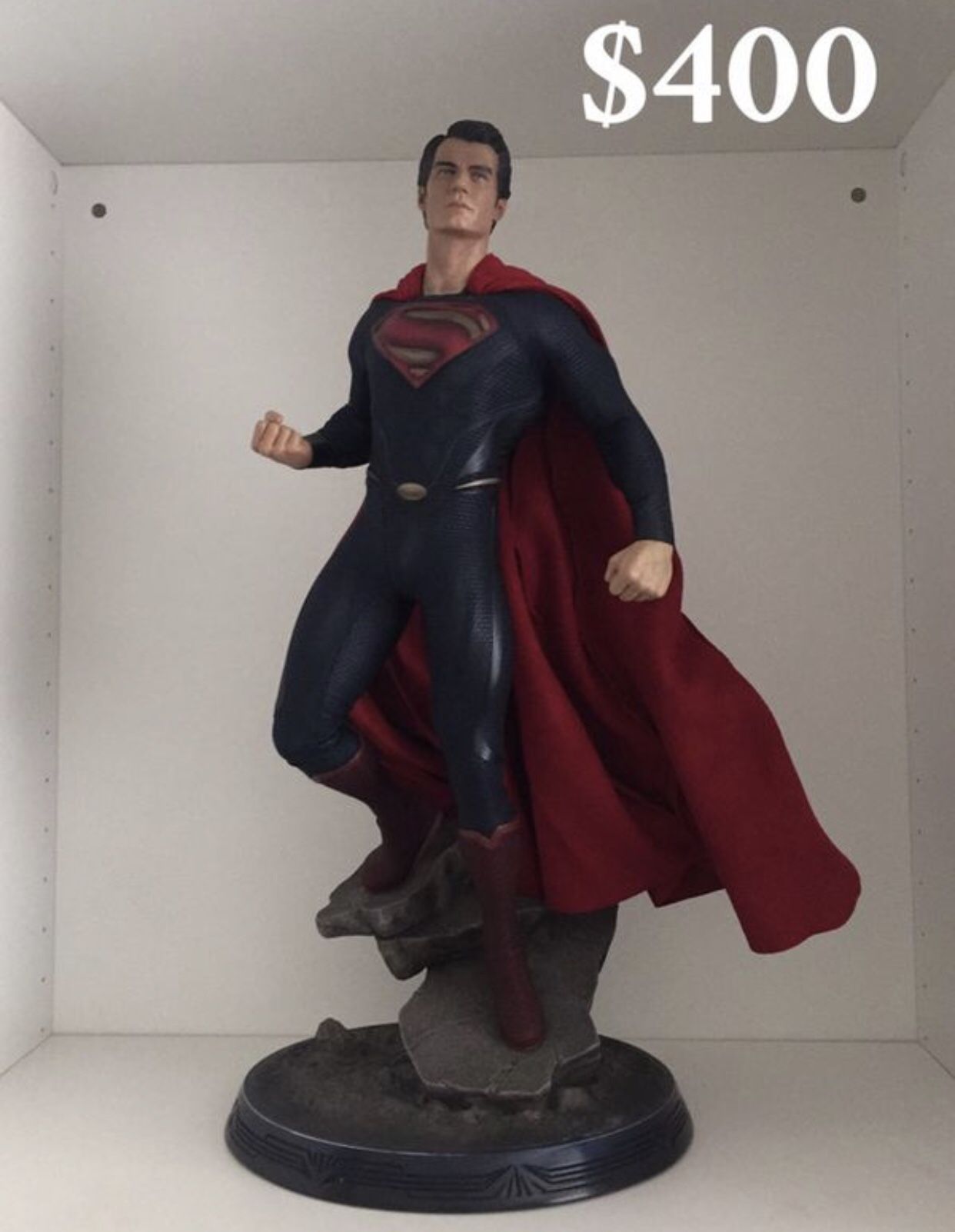 Man of steel collectible statue in immaculate condition