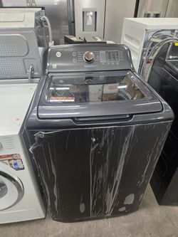 GE top load washer 4.5 cu ft grey new