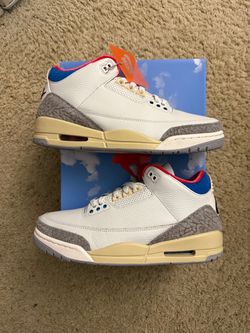Size 8.5 (Worn once, comes with original box) - Air Jordan 3 retro Seoul 2.0