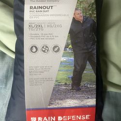 Coleman Rainout PVC Rain Suit in size XL/2XL