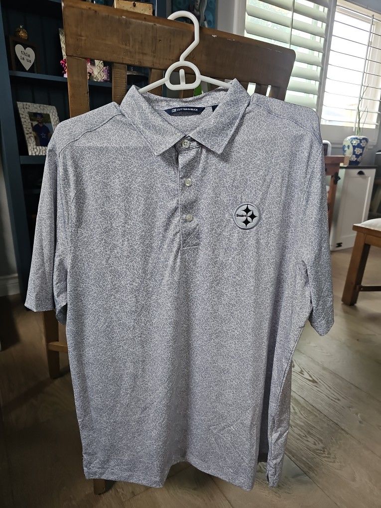 Steelers Cutter & Buck Polo