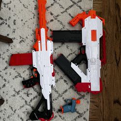 3 Nerf Guns