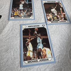 Michael Jordan Tar Heels Trading Card