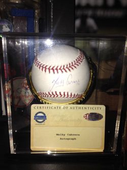 Authentic Melky Cabrera Signed Baseball