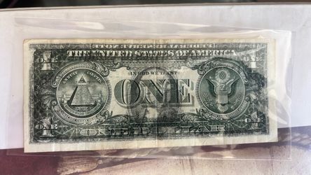 Rare dollar bill