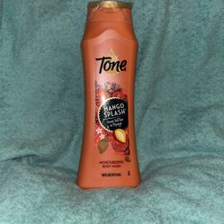 1 (ONE) 16 oz Body Wash Mango Splash Cocoa Butter and Papaya Scent made in the USA 
