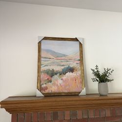 24"x30" Colorful Landscape Canvas Board Framed Art - Threshold™