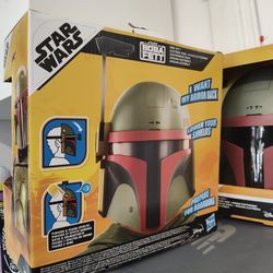 Boba Fett Electronic Halloween Mask Disney Kids Family Guy Bag