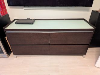 Four drawer dresser with hidden drawer
