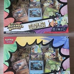Pokemon TCG Ascended Heroes First Partner Deluxe Pin Collection Sealed