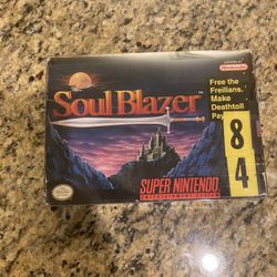 CIB Soul Blazer Super Nintendo