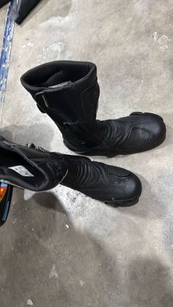 Black alpine star Motorcycle Riding Boots size 12.5