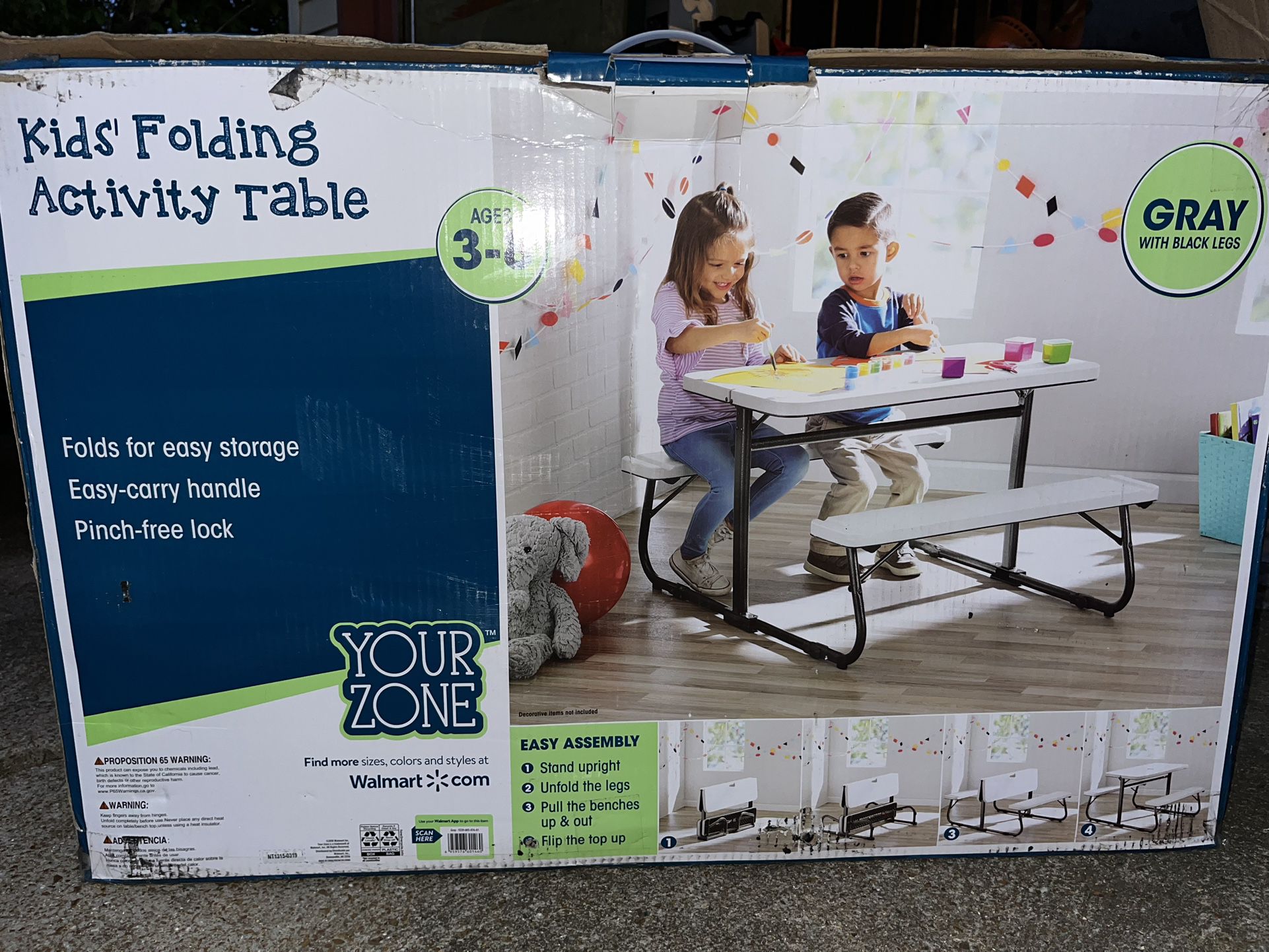 Kids Folding Activity Table