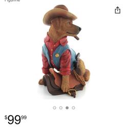 Golden retriever statue