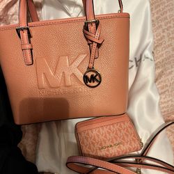 Mini Michael Kors Crossbody And Wallet 