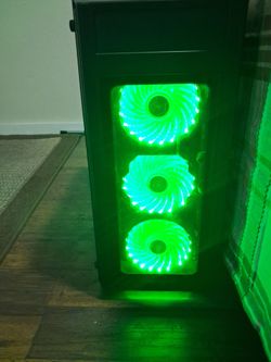 Black ATX Mid Tower PC Gaming Case