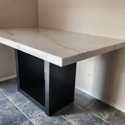 Marble Top Dining Table